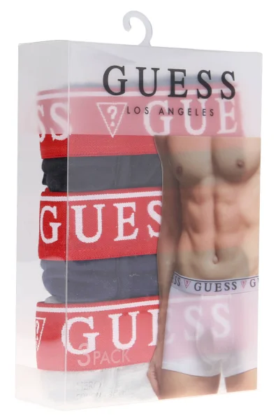Bokserki 3-pack HERO | cotton stretch Guess Underwear 	gri	
