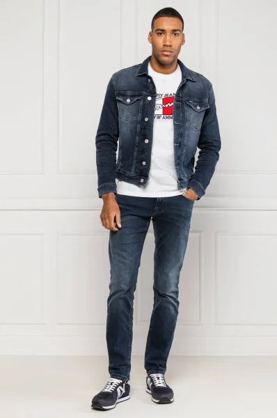 geacă jeansowa | Regular Fit Tommy Jeans 	bluemarin	
