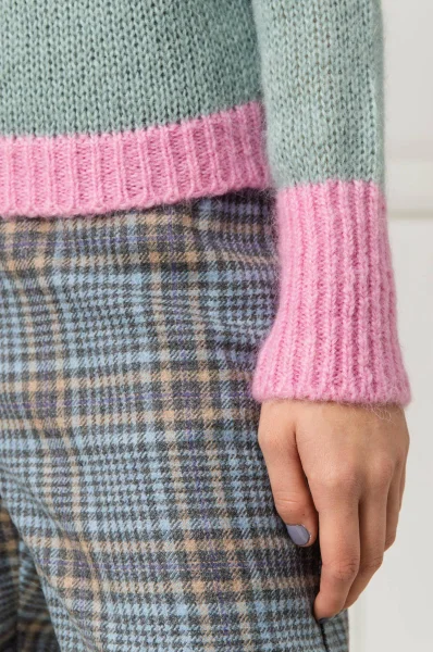 pulover DOROTHY | Regular Fit | z dodatkiem wełny MAX&Co. 	turcoaz	