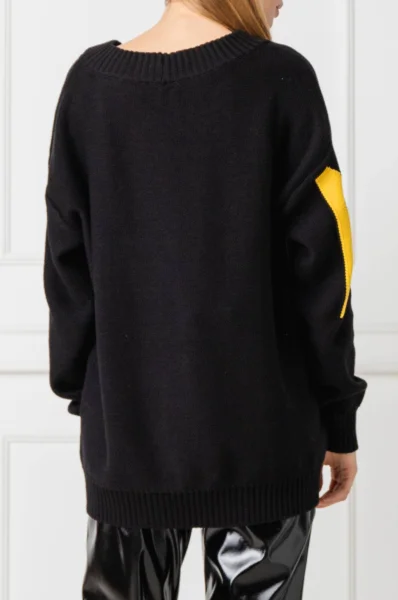 pulover | Loose fit N21 	negru	