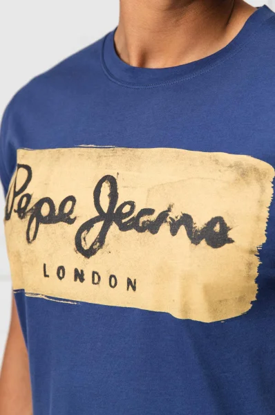 tricou CHARING | Slim Fit Pepe Jeans London 	albastru	