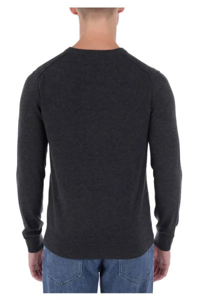 pulover Albonop | Regular Fit | z dodatkiem wełny BOSS ORANGE 	gri grafit	