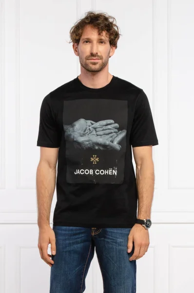 Tricou | Regular Fit Jacob Cohen 	negru	