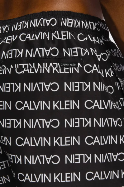 Șorți de baie DRAWSTRING-PRINT | Regular Fit Calvin Klein Swimwear 	negru	