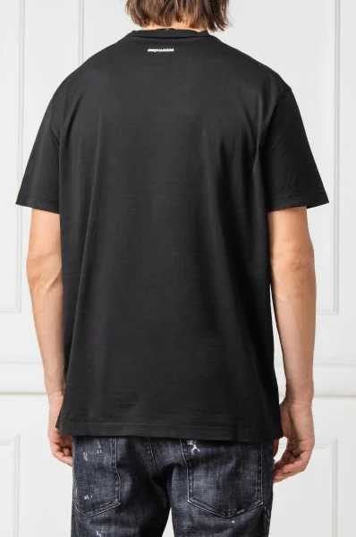 tricou | Regular Fit Dsquared2 	negru	