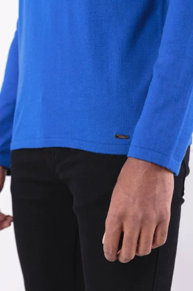 pulover San Bastio | Regular Fit HUGO albastrustralucitor