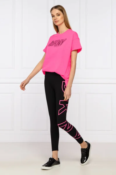 Tricou RHINESTO | Relaxed fit DKNY Sport 	fucsia	