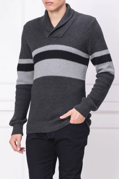 pulover | Regular Fit Armani Exchange 	gri grafit	