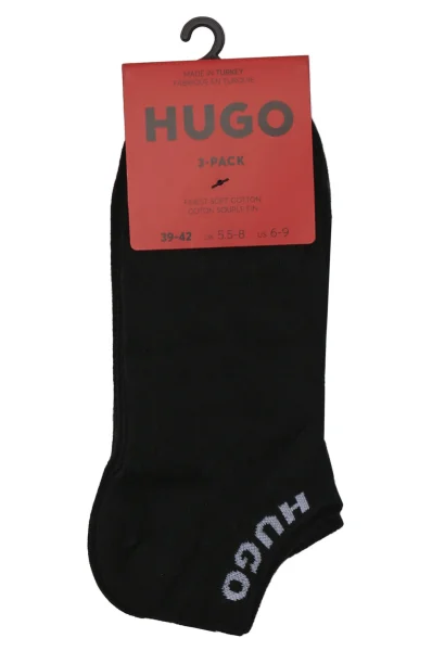 Șosete 3-pack 3P AS UNI CC Hugo Bodywear 	negru	