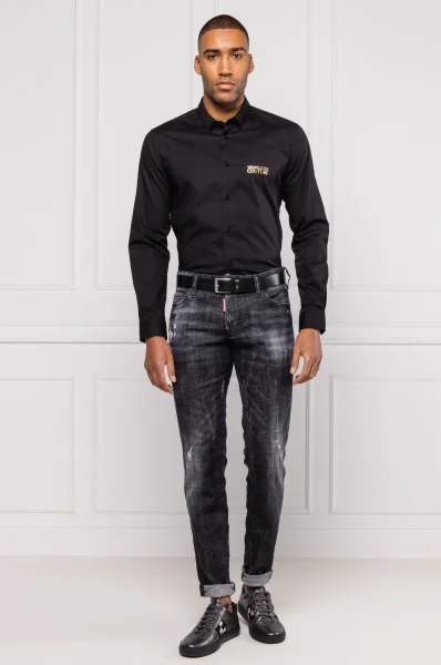 cămașă | Regular Fit Versace Jeans Couture 	negru	