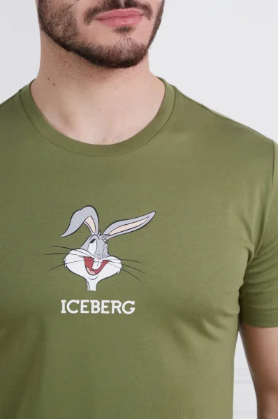Tricou ICEBERG X LOONEY TUNES | Regular Fit Iceberg 	verde	