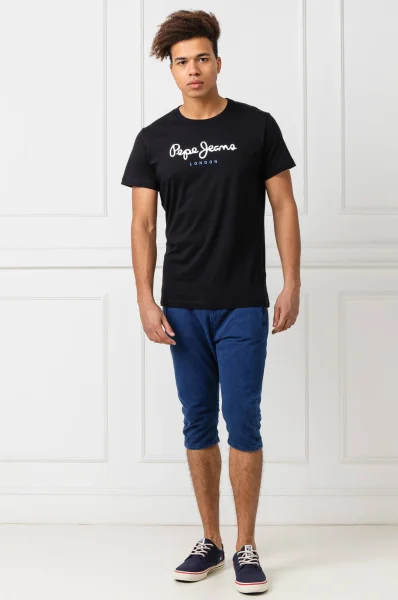 tricou EGGO | Regular Fit Pepe Jeans London 	negru	