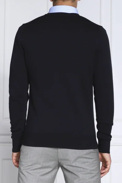 pulover Core | Regular Fit | z dodatkiem jedwabiu Tommy Hilfiger 	bluemarin	
