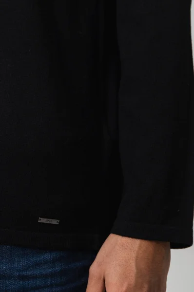 pulover San Bastio | Regular Fit HUGO 	negru	