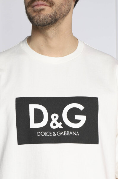 whistle Circle member Tricou | Regular Fit Dolce Gabbana | crem | Gomez.ro