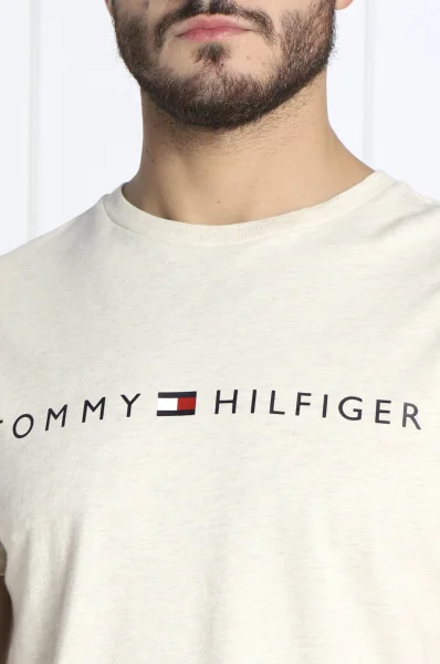 Tricou FLAG | Regular Fit Tommy Hilfiger 	bej	