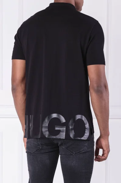 Polo Darelli-U1 | Regular Fit HUGO 	negru	