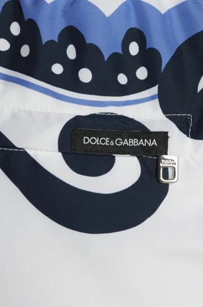 Șorți de baie | Longline Fit Dolce & Gabbana 	albastru	