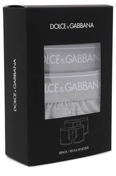 Chiloți boxer 2-pack Dolce & Gabbana 	cenușiu	