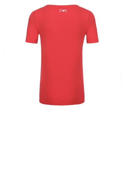 Tricou | Regular Fit Emporio Armani 	roșu	