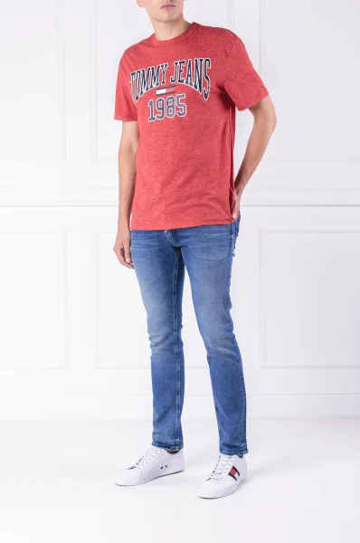 tricou | Regular Fit Tommy Jeans 	roșu	