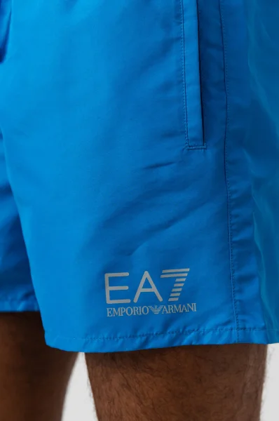 pantaloni scurți kąpielowe | Regular Fit EA7 	albastru	