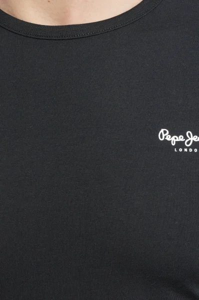 Tricou | Slim Fit Pepe Jeans London 	negru	