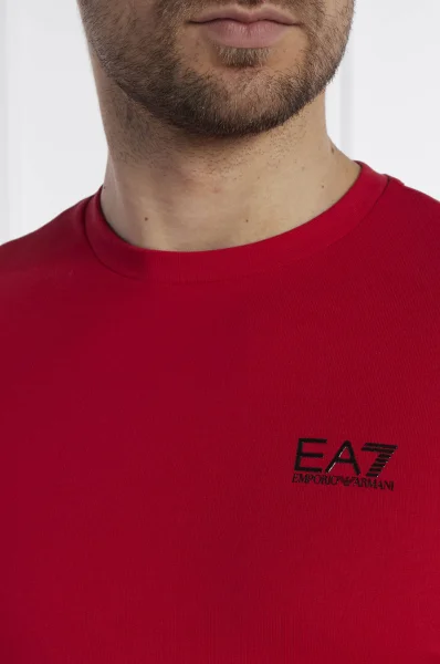 Hanorac | Regular Fit EA7 	roșu	