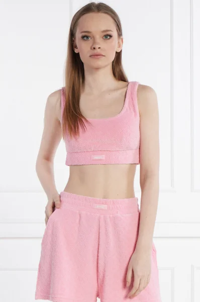 Top LOLA | Cropped Fit GUESS ACTIVE 	roz pudră	