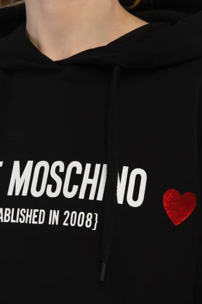 Hanorac | Regular Fit Love Moschino 	negru	