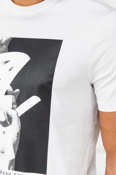 tricou | Regular Fit Armani Exchange 	alb	