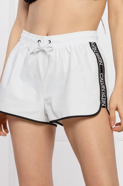 Pantaloni scurți | Regular Fit Calvin Klein Swimwear 	alb	