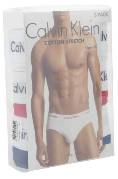 chiloți slipi 3-pack | stretch Calvin Klein Underwear 	alb	