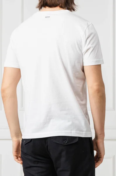 tricou Tempuhr | Regular Fit BOSS ORANGE 	alb	