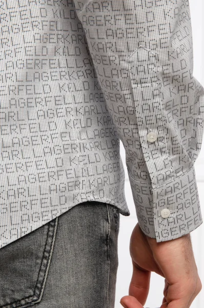 Cămașă | Slim Fit Karl Lagerfeld 	alb	