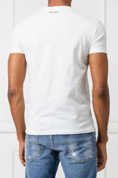 tricou | Regular Fit Dsquared2 	alb	