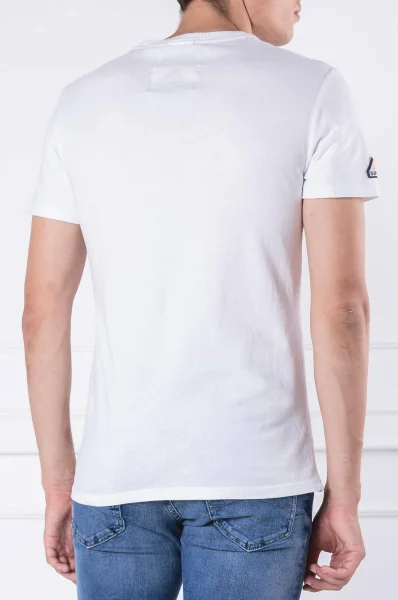 tricou | Regular Fit Superdry 	alb	