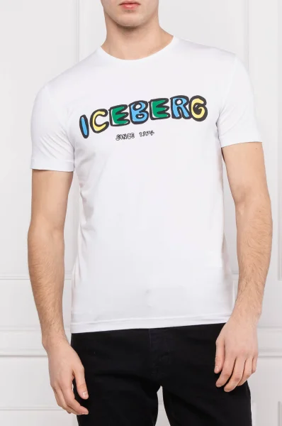 Tricou | Regular Fit Iceberg 	alb	