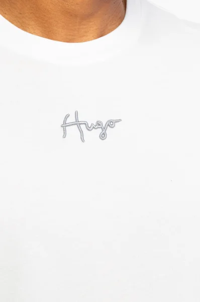 Tricou | Regular Fit HUGO 	alb	