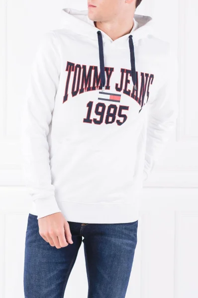 Hanorac | Regular Fit Tommy Jeans 	alb	