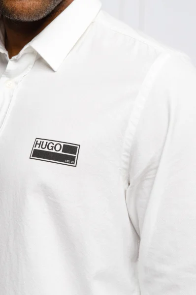 Cămașă Emero | Straight fit HUGO 	alb	