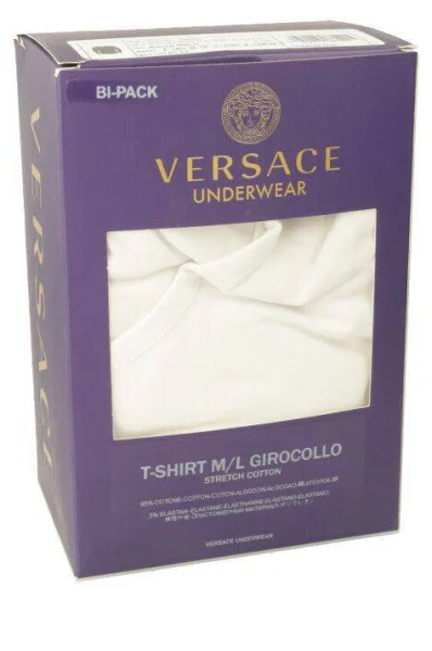 Longsleeve | Slim Fit Versace 	alb	