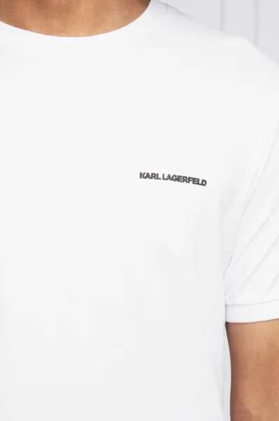 Tricou | Regular Fit Karl Lagerfeld 	alb	