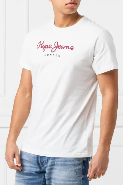 tricou EGGO | Regular Fit Pepe Jeans London 	alb	