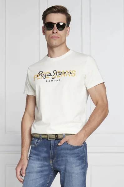 Tricou THIERRY | Regular Fit Pepe Jeans London 	alb	