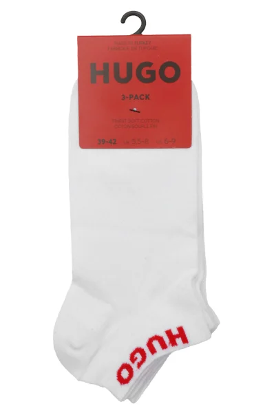 Șosete 3-pack 3P AS UNI CC Hugo Bodywear 	alb	