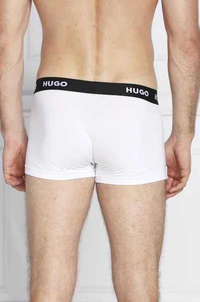 Chiloți boxer 3-pack TRUNK TRIPLET PACK Hugo Bodywear 	alb	