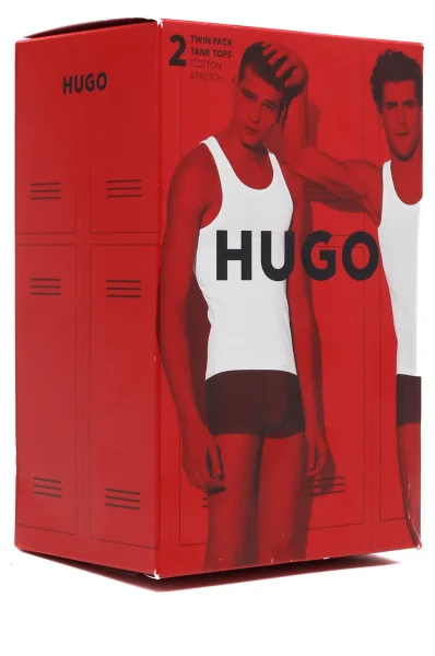 Tank top 2-pack | Regular Fit Hugo Bodywear 	alb	