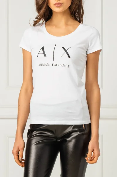 tricou Armani Exchange 	alb	
