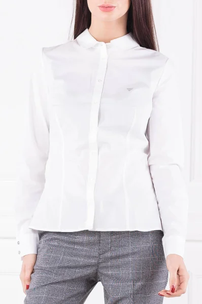 cămașă CATE | Slim Fit GUESS 	alb	